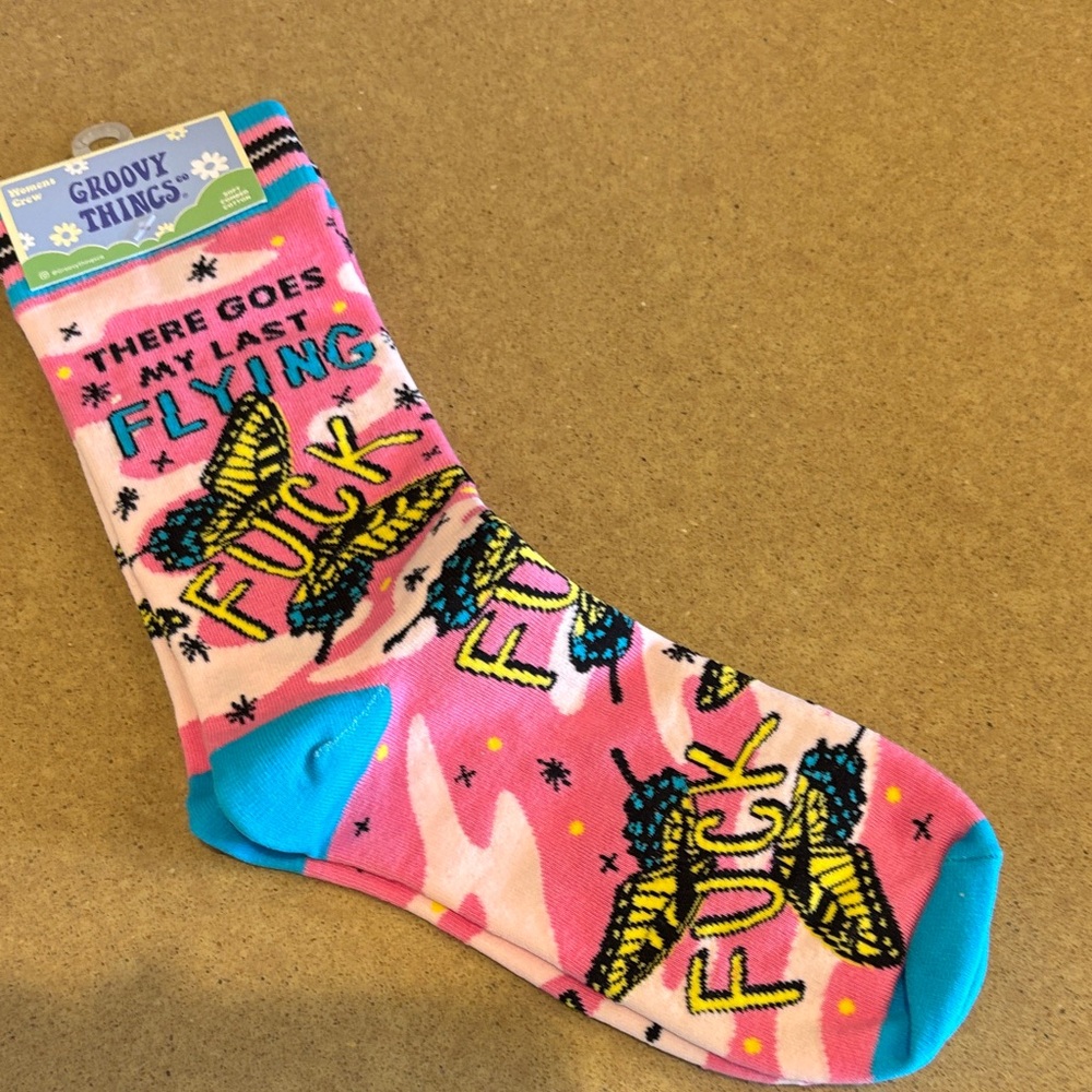 Pink Novelty Socks Funny Fun